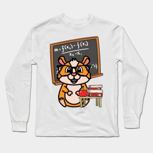 Funny Hamster is teaching Long Sleeve T-Shirt